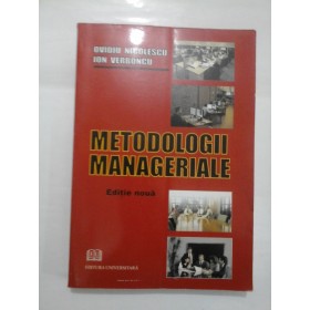 METODOLOGII  MANAGERIALE  -  OVIDIU  NICOLESCU  *  ION  VERBONCU